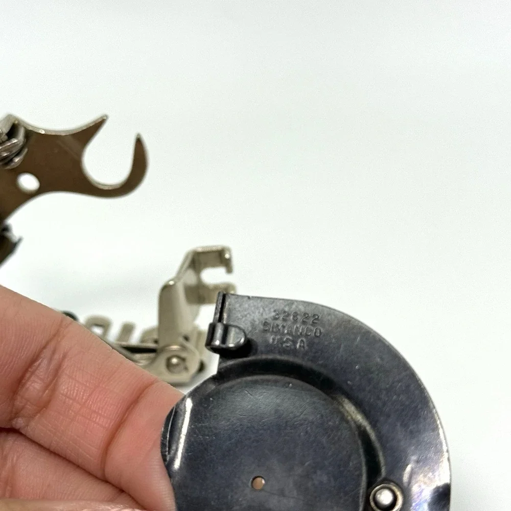 VTG 1900s Singer Ruffler‎ Attachment 120598 USA Low Shank Foot w Cover Simanco